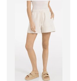 YAYA YAYA Jersey short met cargozakken en elastische taille