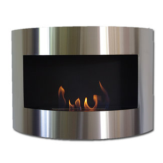 Avantius Bio-ethanol sfeerhaard Demian RVS zwart met regelbare brander