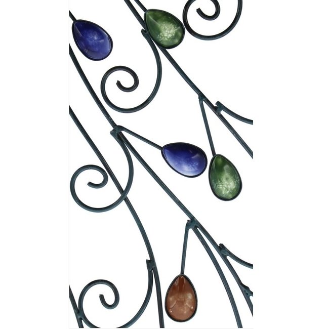 Dream-Living Wanddecoratie metalen Pauw 92 cm