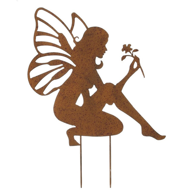 Dream-Garden Tuinsteker fee met bloem 52 cm