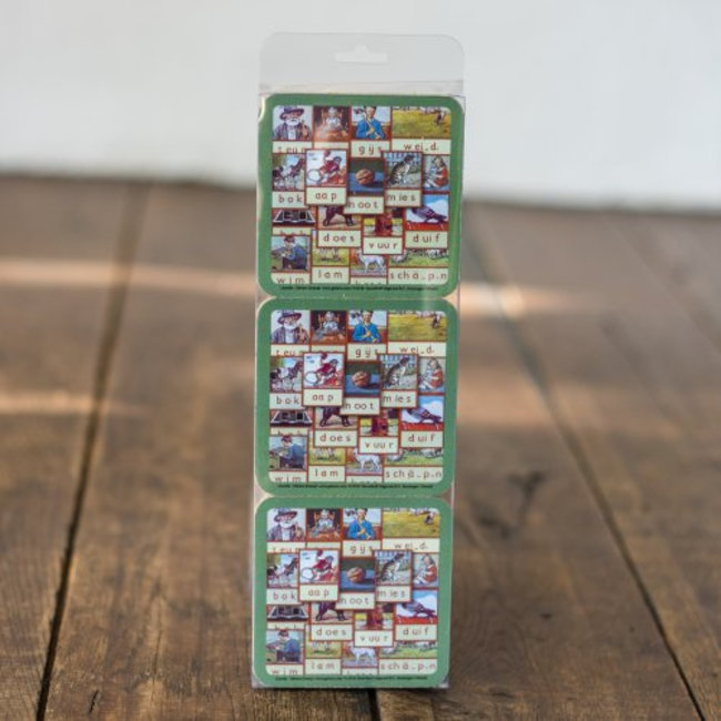 Dream-Living Onderzetters aap, noot, Mies, 6 stuks