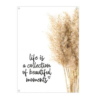 By Romi Tuinposter balkonposter  Life is a 70x50cm