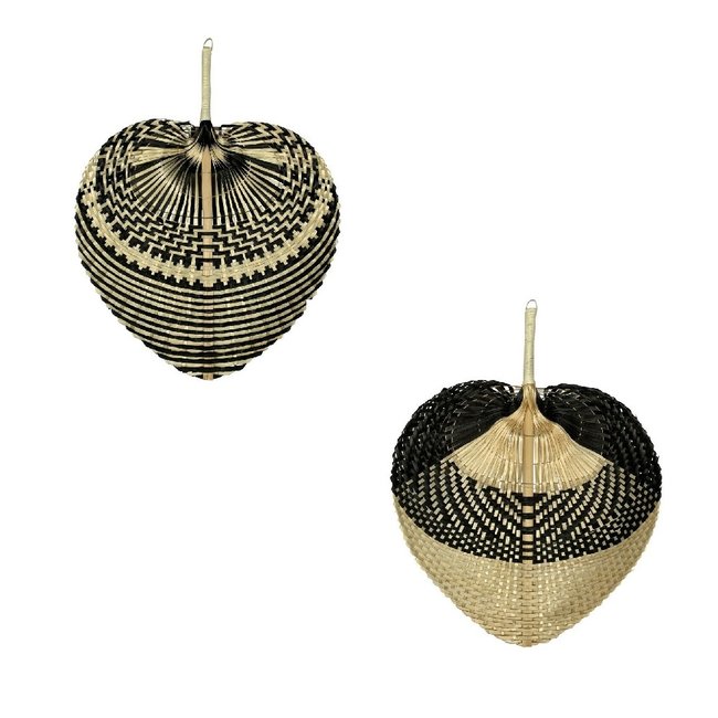 Bali-Dreams Wanddecoratie set 2 decoratie waaiers