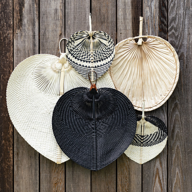 Bali-Dreams Bamboe waaier naturel 70cm