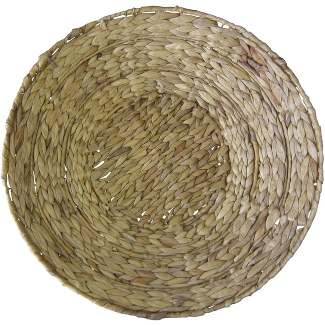 Bali-Dreams Grote platte gevlochten schaal 50 cm