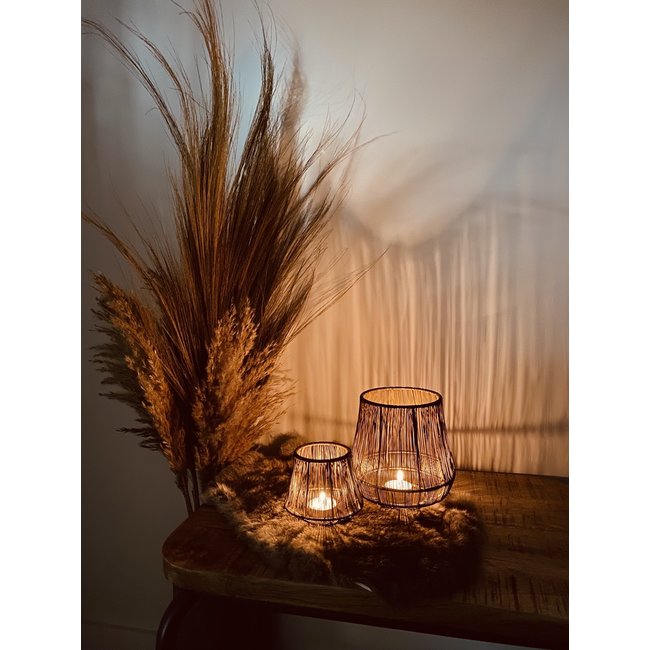 Dream-Living Draadlantaarn zwart/goud klein