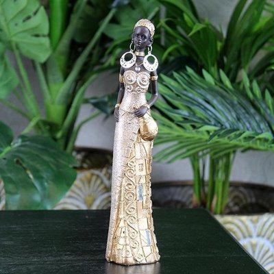 Afrikaanse vrouwen en inheemse beelden 