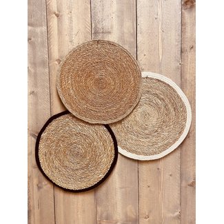 Bali-Dreams Wanddecoratie set 31 jute wand - veranda decoratie 3 stuks