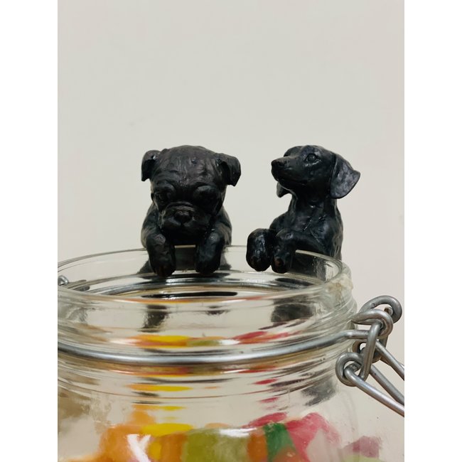 Dream-Living Sculptuur hangende Bulldog & teckel