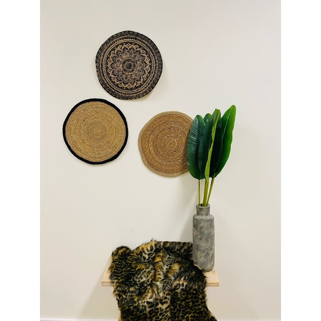 Bali-Dreams  Wanddecoratie set 23 zeegras wand - veranda decoratie 3 stuks