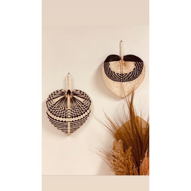 Bali-Dreams Wanddecoratie set 2 decoratie waaiers