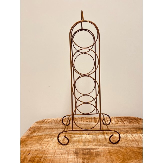 Dream-Living Wijnrek Boris messing metaal
