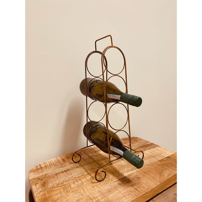 Dream-Living Wijnrek Boris messing metaal