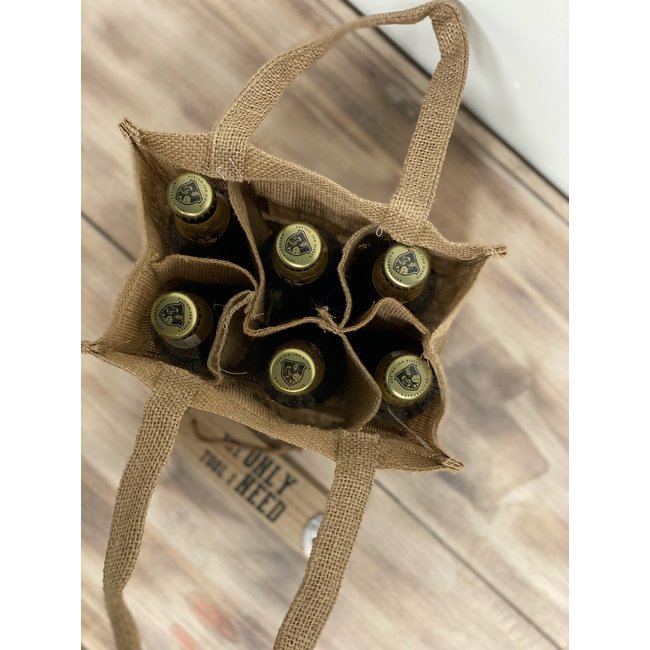Dream-Living Vaderdag geschenk set met bier tas voor 6 flesjes en flesopener.