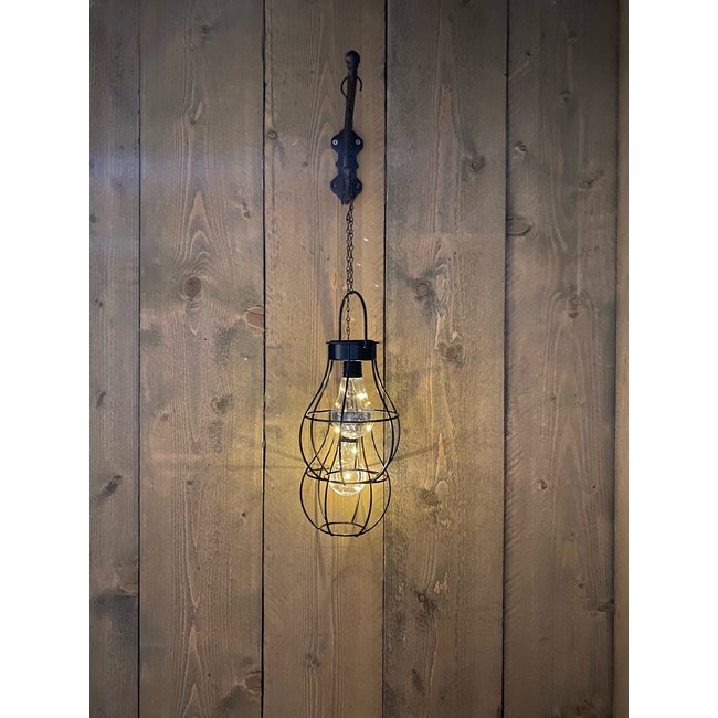 Dream-Living Set Solarhanglamp LED zwart