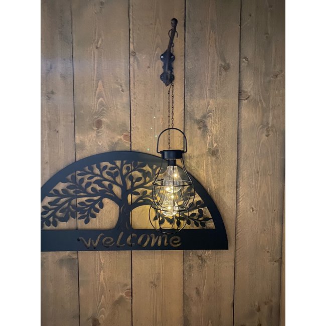Dream-Living Set Solarhanglamp LED zwart
