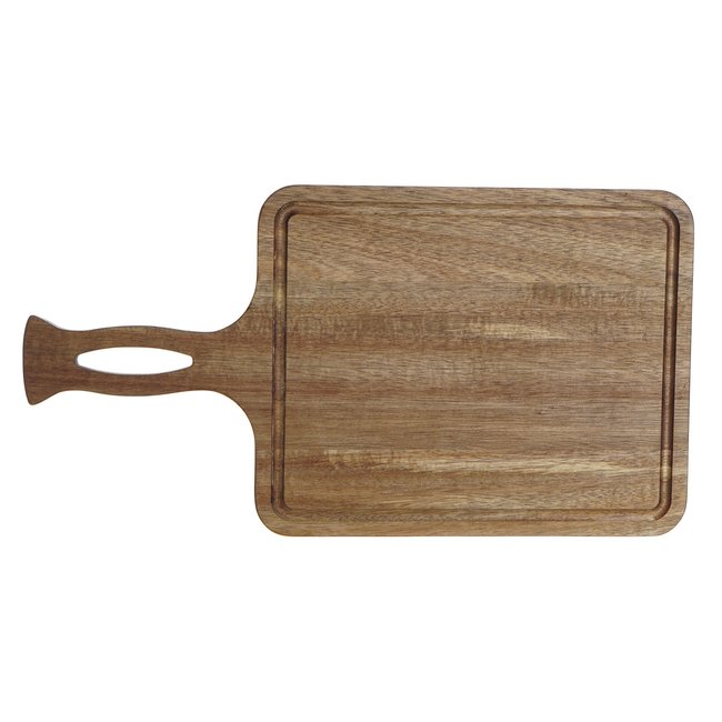 Dream-Living Acacia houten tapasplank -snijplank  42x22x1.5 cm