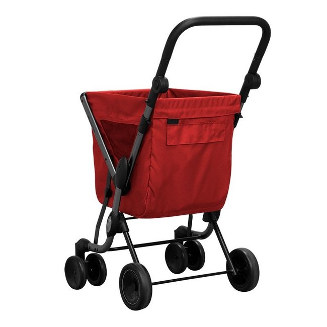 Playmarket We Go Premium Boodschappentrolley - Rood
