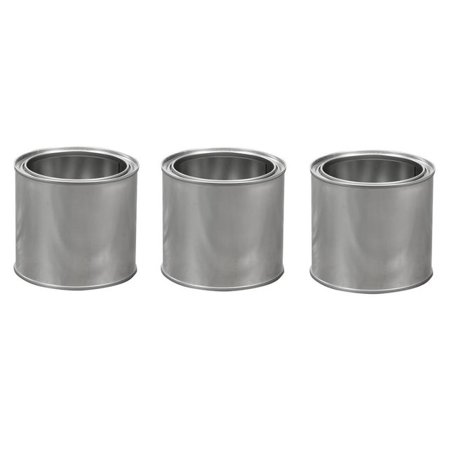 Avantius Bio-ethanol blikken, branderset 0,5 liter H 90 x Ø 100 mm  compleet