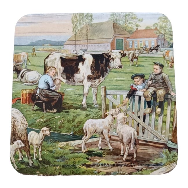 Dream-Living Onderzetters Ot en Sien 9.5x9.5 cm  6  stuks