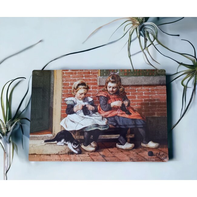 Dream-Living Placemats Ot van  Sien met buurmeisje  43x29cm  2 stuks