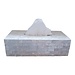 Dream-Living Tissue box wit Capiz schelpen 24x12x7cm