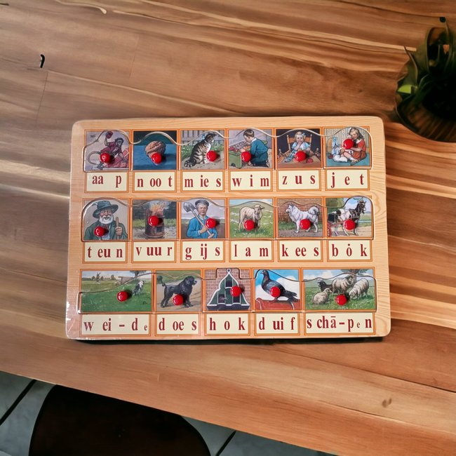 Dream-Living Puzzelplankje aap noot mies 17 stukjes