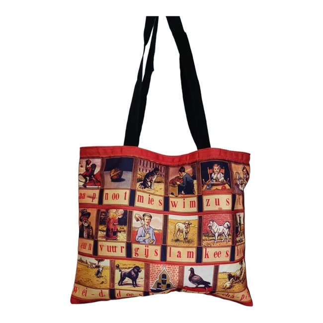 Dream-Living Aap noot mies boodschappentas-33x41 cm-1 stuks