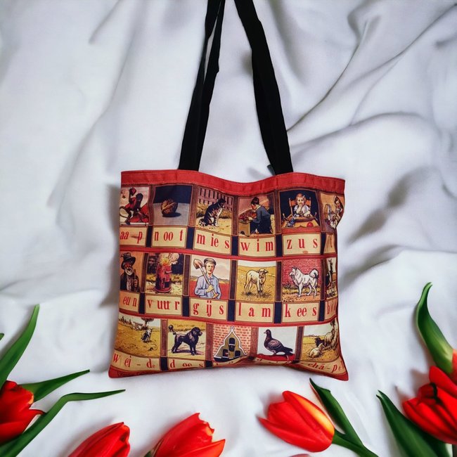 Dream-Living Aap noot mies boodschappentas-33x41 cm-1 stuks