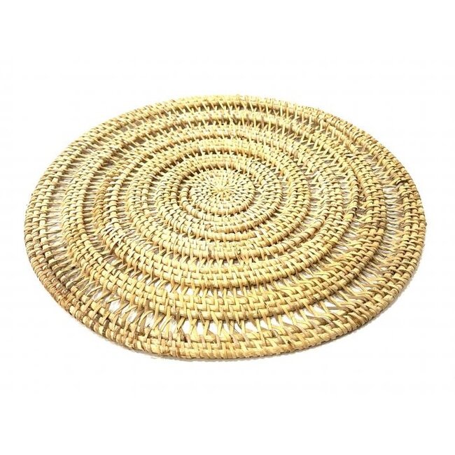 Bali-Dreams Rotan decoratie schrijf -  plateau  37 cm - naturel