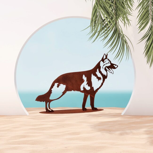 Dream-Garden Tuinbeeld  Daya de  herdershond -B38 x H26cm