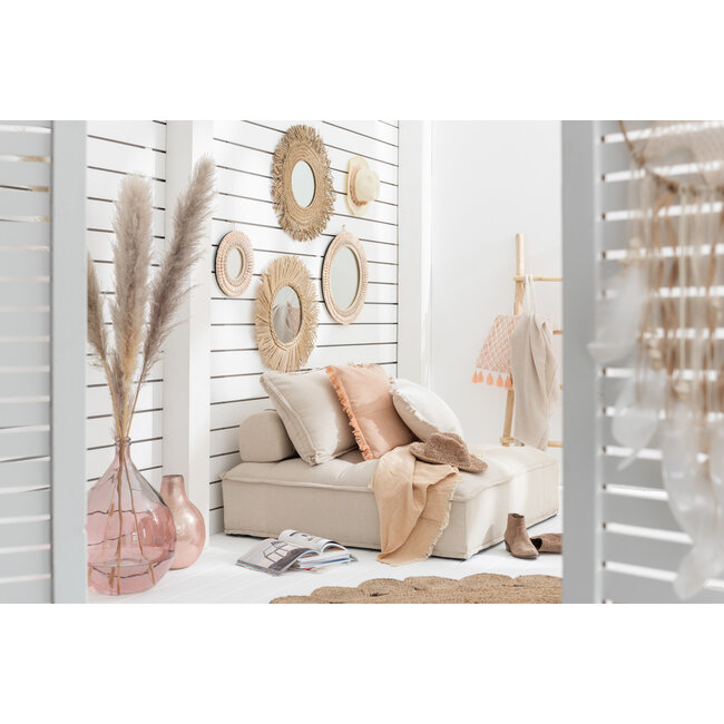 J-Line PLAID REG COT/LIN PINK