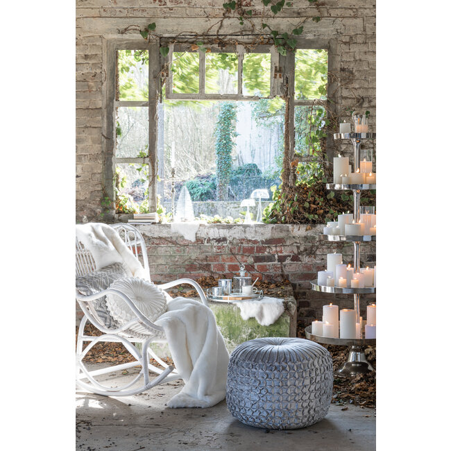 J-Line Plaid cutie wit 180 x 130 cm