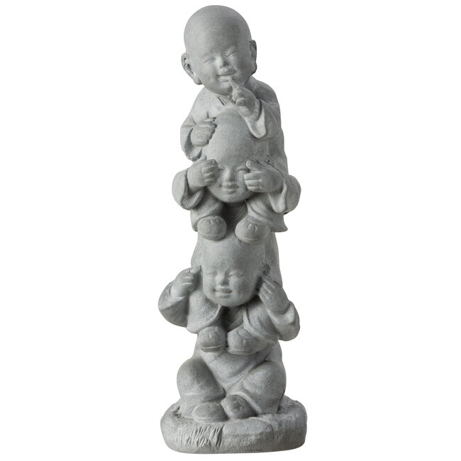 J-Line MONK ON SHOULDERS POLY GREY