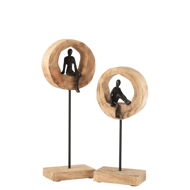 J-Line FIG THINK RING HIGH MAN/AL BL