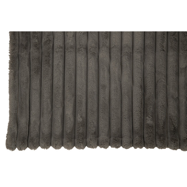 J-Line PLAID CORDUROY POLYES D GRY