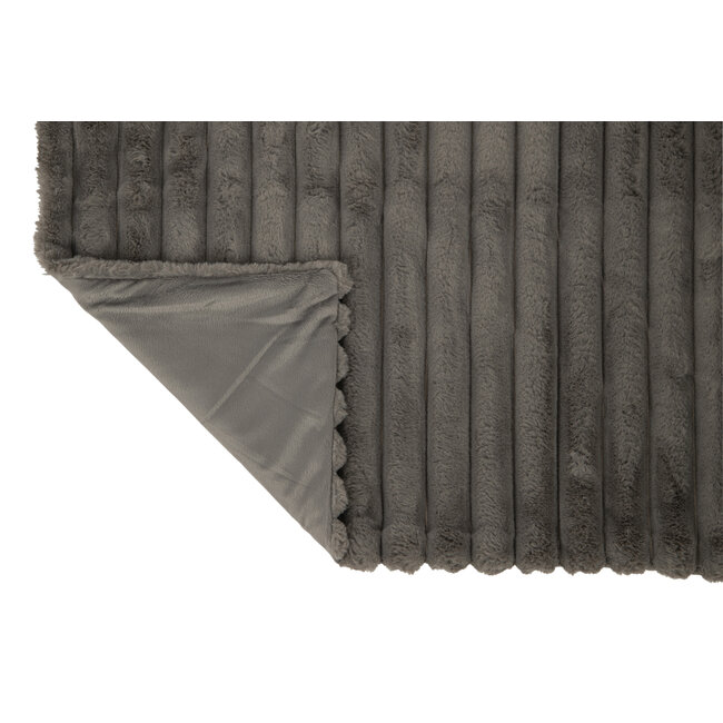 J-Line PLAID CORDUROY POLYES D GRY