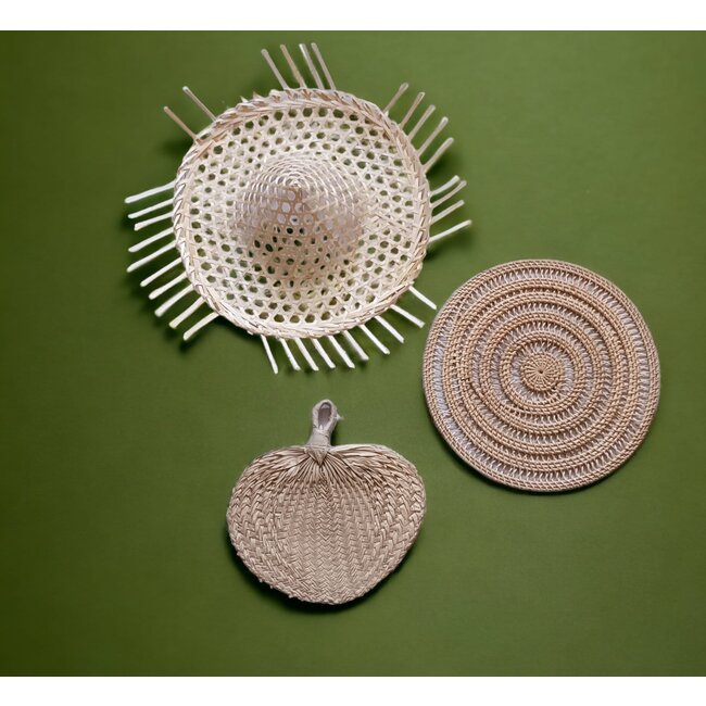 Bali-Dreams Set 14 wanddecoratie wand - veranda decoratie 3 stuks