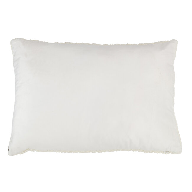 J-Line KUSSEN MAIS POLYES/ACR ROOD/WH