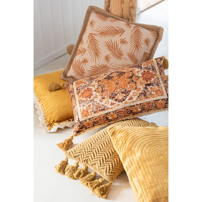 J-Line SIDE REC KATOENEN KWAST KUSSEN