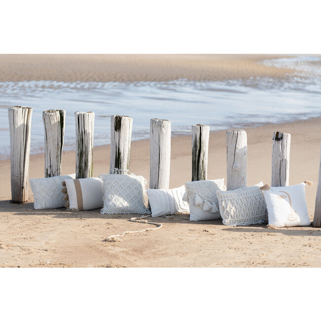 J-Line KUSSEN COSY DIA COT OFF WHIT