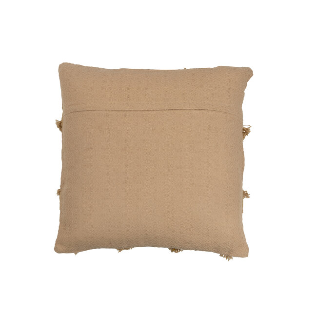 J-Line KUSSEN KRUIS SQ POLYES BEIGE