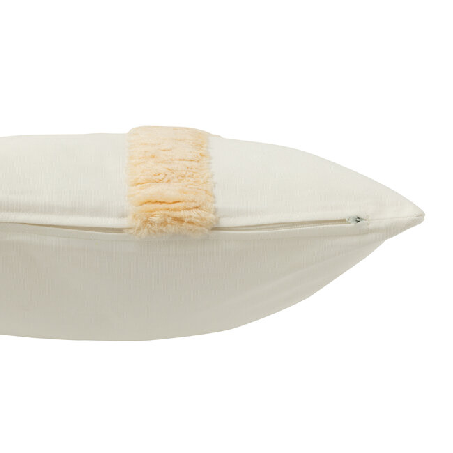 J-Line KUSSEN CIRKEL TEXTIEL WH/BEI