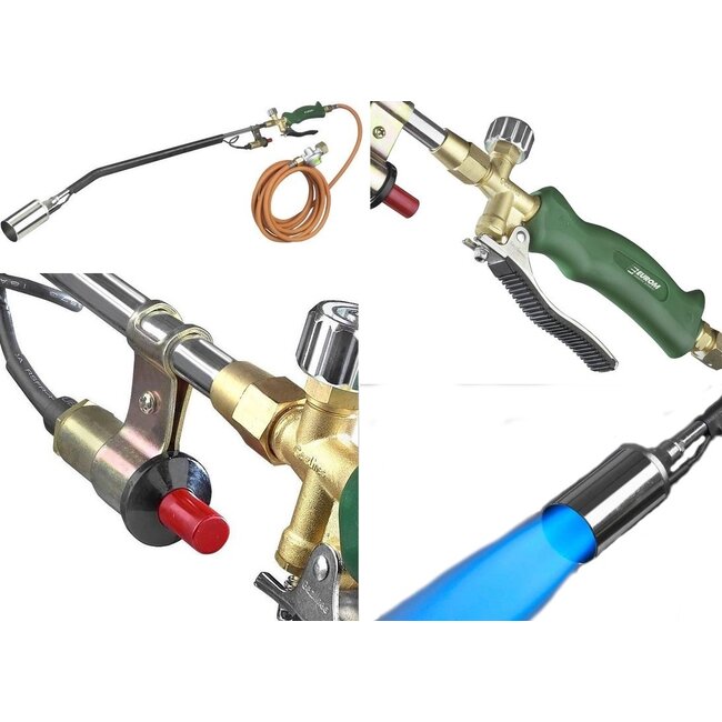 Eurom Gas onkruidbrander xxl  met  piezo ontsteking