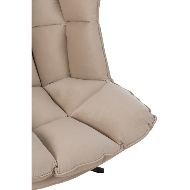 J-Line Cosy lounge - relax stoel beige