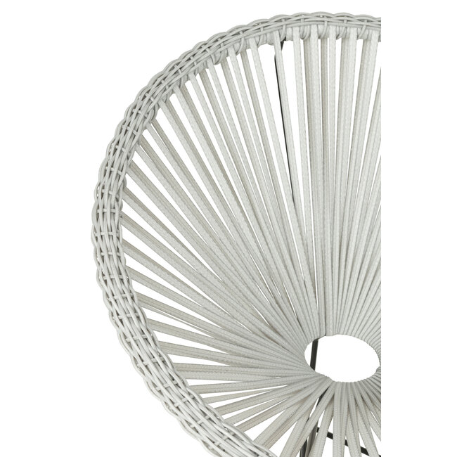 J-Line STOEL ALCO METAAL/ROTAN WH