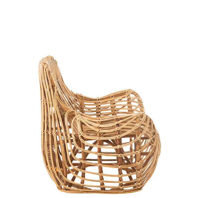 J-Line ZITTING ANA ROTAN NATUURLIJK