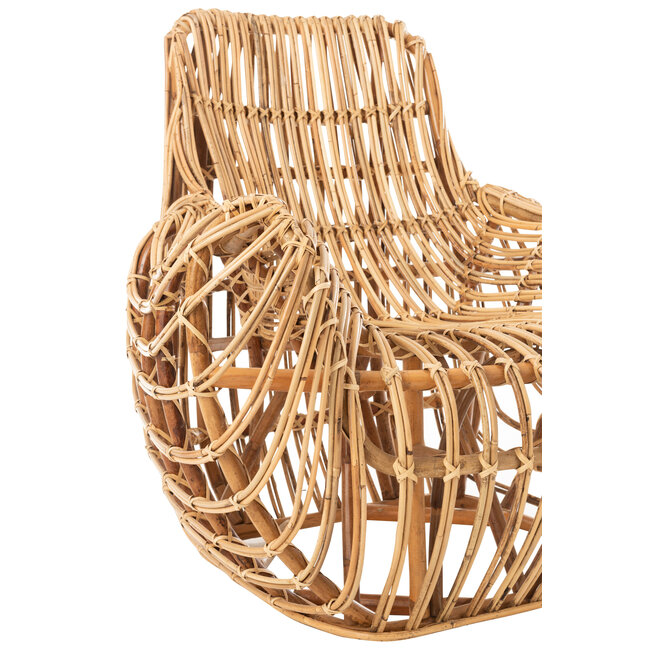 J-Line ZITTING ANA ROTAN NATUURLIJK