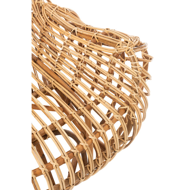 J-Line ZITTING ANA ROTAN NATUURLIJK