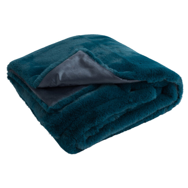 J-Line Plaid Cutie petrol 180 x 130 cm